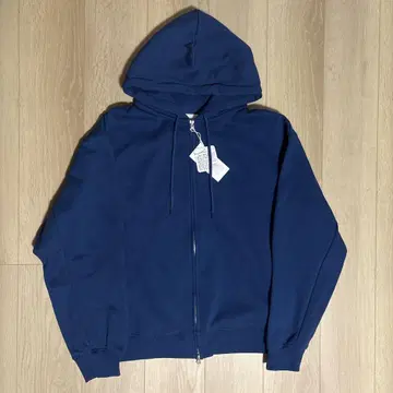 MONO-MAT 네이비 집업 후드티