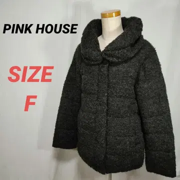 PINK HOUSE 핑크하우스 보아 다운 자켓 그레이 여성용
