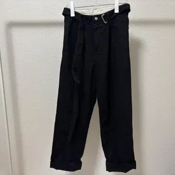 Graphpaper Selvage Denim Belted Pants 1