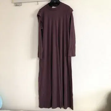 새상품 오드리 앤 존 와드 울 혼방 원피스 프리 사이즈 와인