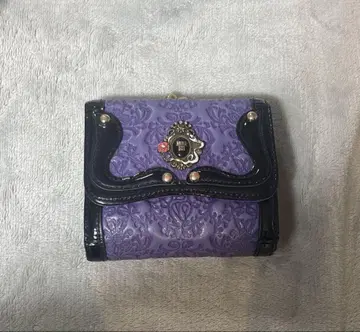 ANNA SUI 3단 폴더형 지갑 퍼플