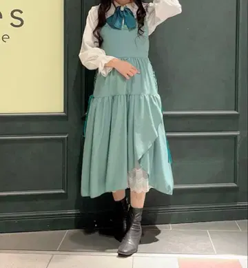 axes femme 페이보릿 컬러 원피스 그린 M