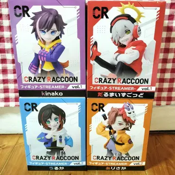 GIGO 한정판 CRAZY RACCOON 피규어 달마 아리사카 우루카