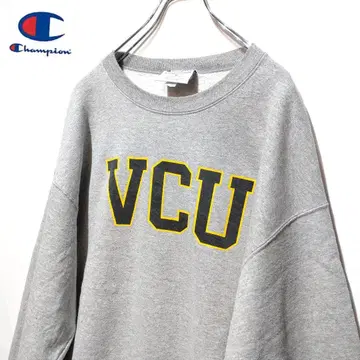 챔피온 Champion 프린트 맨투맨 빅 로고 그레이 XL