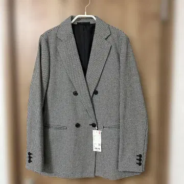 [ 미착용 새상품 ] UNIQLO 더블 자켓 다크 그레이