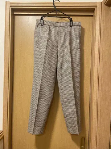 A.P.C. 글렌체크 패턴 슬랙스 36