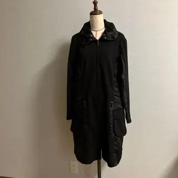 봄/가을용 얇은 소재 롱 자켓 ( M )