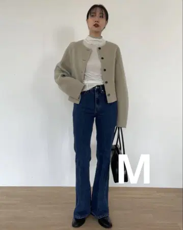 Didot.showroom / long boots cut denim