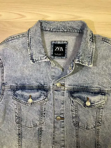 ZARA 라이트 블루 데님 자켓