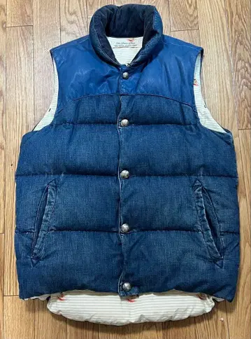 REMI RELIEF x BEAMS PLUS Denim Down Vest