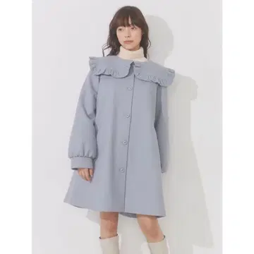 메리제니 A라인 세일러 코트 아이스 블루 프리 사이즈