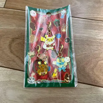 [ 미사용 새상품 ] 포켓몬 크리스마스 메탈 참 3개 세트