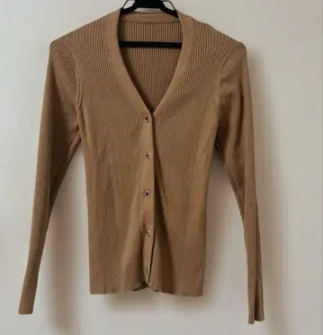 브라운 계열 가디건 새상품급