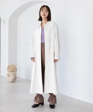 [ CITEN ] 빅 벌룬 코트 - 화이트