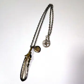 실버 925 깃털 디자인 목걸이