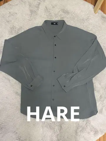 HARE 긴팔 셔츠 그린 M