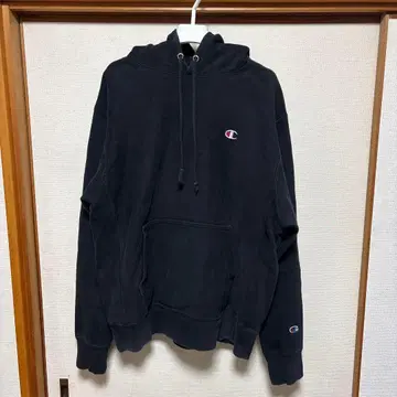 챔피온 리버스 위브 맨투맨 후드티 (블랙) L 사이즈