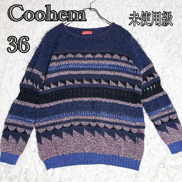 [ 미사용급 ] COOHEM 코헨 일본제 디자인 니트 스웨터 36