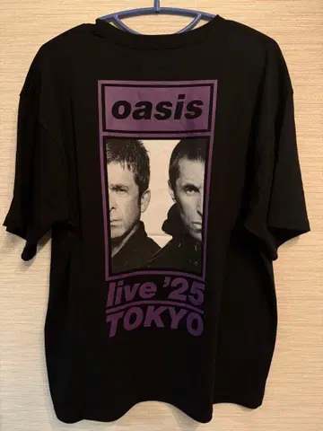 oasis live '25 TOKYO T셔츠 (10.26 날짜 포함) L