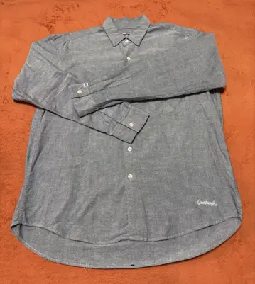 [ GOODENOUGH ] 90년대 샴브레이 버튼 다운 셔츠