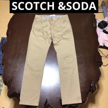 스코치&소다 치노 팬츠 카키 베이지 샌드 트레디셔널 클래식