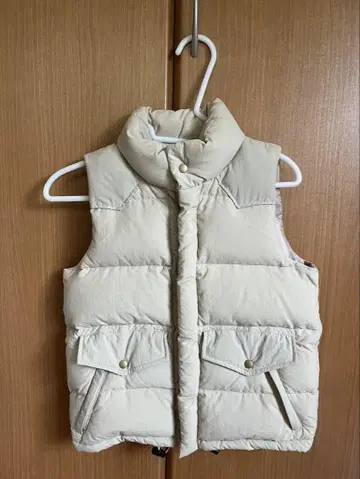UNITED ARROWS/유나이티드 애로우즈/다운 베스트/베이지/