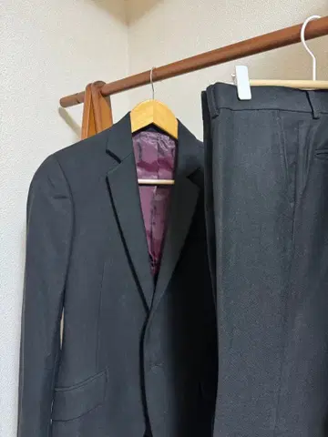 Roshell 블랙 수트 셋업 M 사이즈 부츠컷