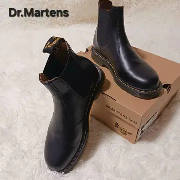 컨디션 최상 Dr.Martens 사이드 고어 부츠 가죽 27cm 블랙