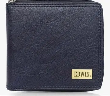 EDWIN 네이비 접이식 지갑