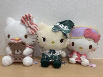 택 포함 새상품 헬로키티 봉제 인형 세트