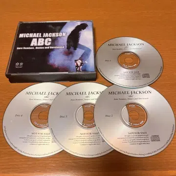 마이클 잭슨 Michael Jackson ABC 4장 CD