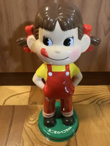 거의 새상품 페코짱 고개 흔드는 인형 후지야 피규어 페코짱 정품
