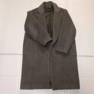 Munich 그레이 롱 코트 XS
