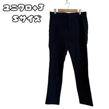 유니클로 +J 울 블렌드 슬림 팬츠 네이비 스마트 실루엣