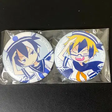 SERVAMP 원작 여름 코미 회전 캔뱃지 리히트 로우레스 2개 b