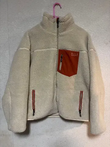 BILLABONG 플리스 자켓 크림색 L