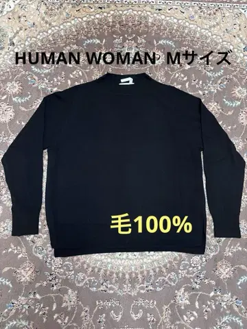 [ 새상품급 ] HUMAN WOMAN 스웨터 모 100%