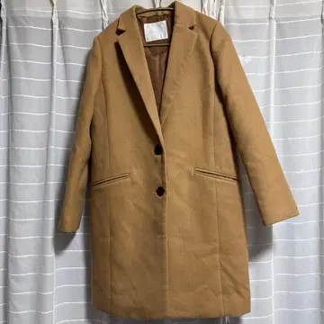 타임세일 CECIIL McBEE 베이지 체스터 코트 M