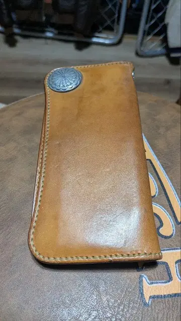 가죽 장지갑 브라운 SAAD