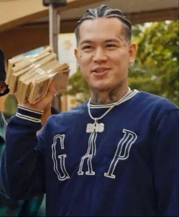 GAP 네이비 크루넥 트레이닝복