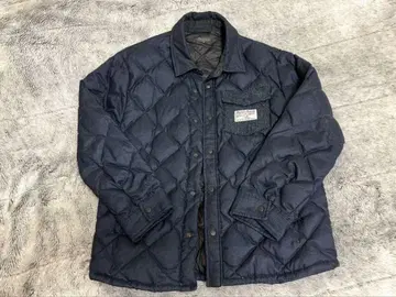 Harris Tweed 네이비 퀼팅 자켓 3L 사이즈