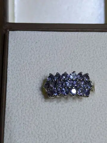 10K 탄자나이트 반지