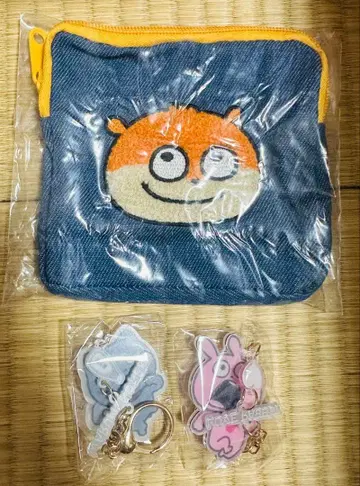 데님 파우치와 아크릴 키링, 우토우토 백 세트