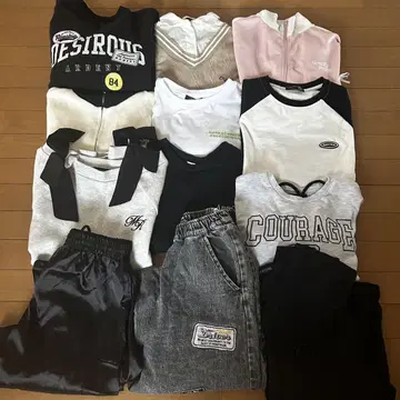 여성 의류 트렌드 초중고생 묶음 판매 12점