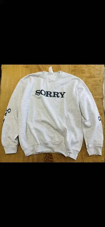 sorry a bootleg 맨투맨 트레이닝복 그레이 M