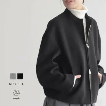 for/c 울 라이크 블루종 블랙 L 사이즈