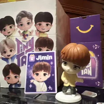 타이니 탄 지민 피규어와 카드 세트