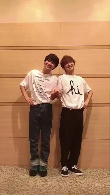 in4mation 화이트 T셔츠 L 니시지마 타카히로 착용