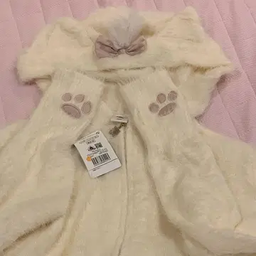 마리 샤기 니트 후드티