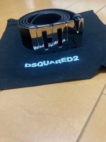 레어 초기 아이템 DSQUARED2 아이콘 벨트 블랙